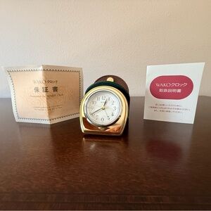 Wako Vintage Folding Travel Clock